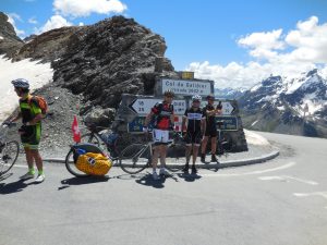 Au col du Galibier, avec Urs